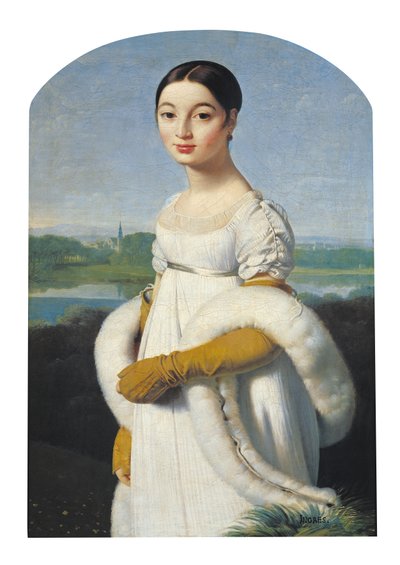 Retrato de Mademoiselle Caroline Riviere de Jean Auguste Dominique Ingres